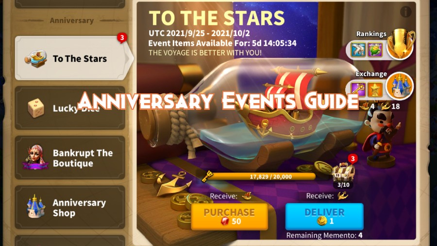 Anniversary events Guide