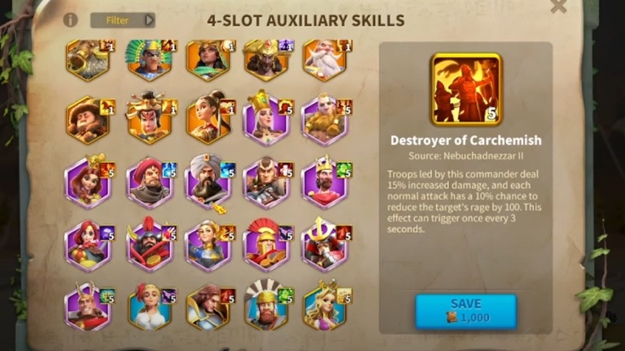 Auxiliary Skill System