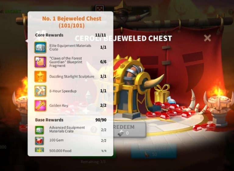 Ceroli Assault Rise Of Kingdoms event rewards