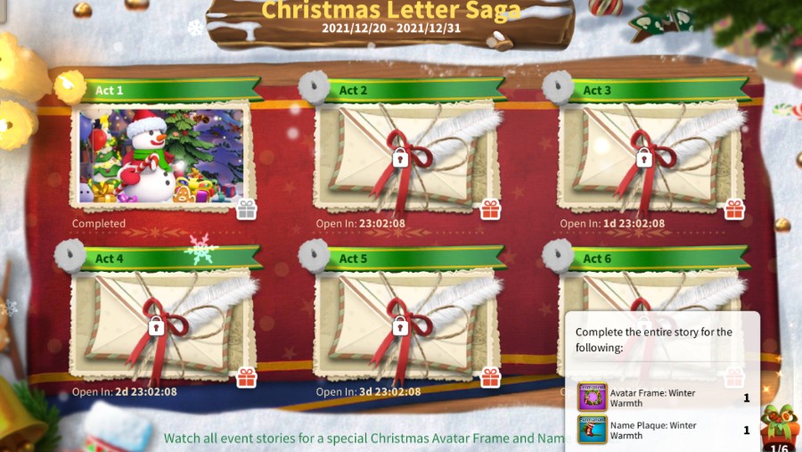 Christmas Letter Saga