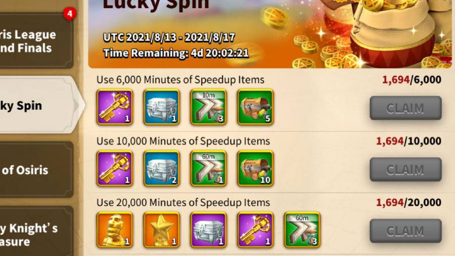 Lucky Spin Rewards 1