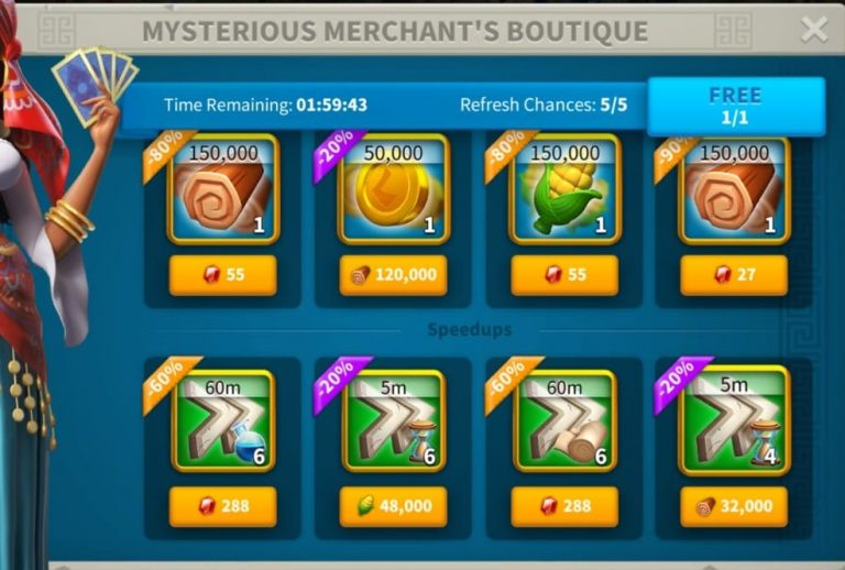Mysterious merchant