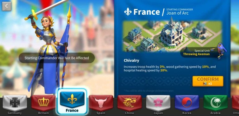 Rise Of Kingdoms Best civilization for new players