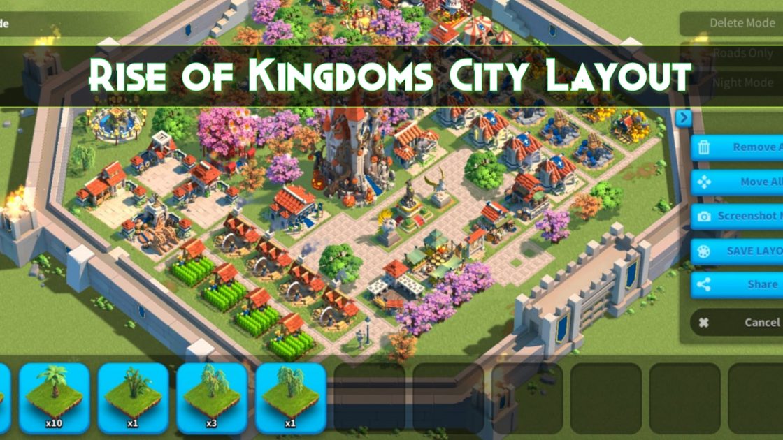 Rise of Kingdoms City Layout guide