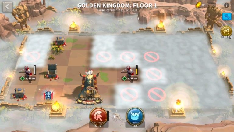 Rise of kingdoms Golden Kingdom Floor 1