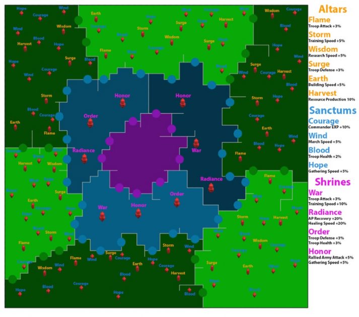 Rise Of Kingdoms Map