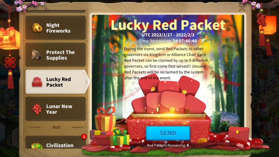 The lucky red pack