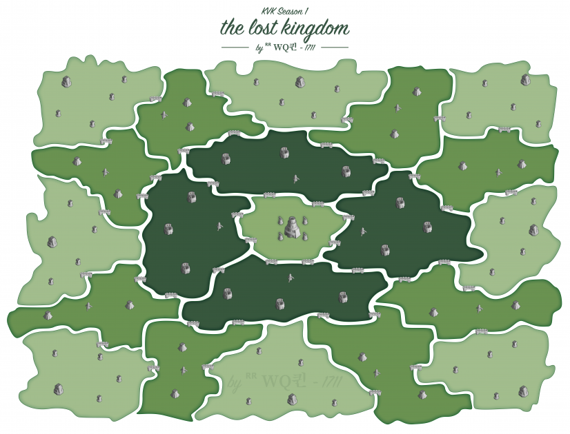 KVK SEASON 1 LOST KINGDOM MAP